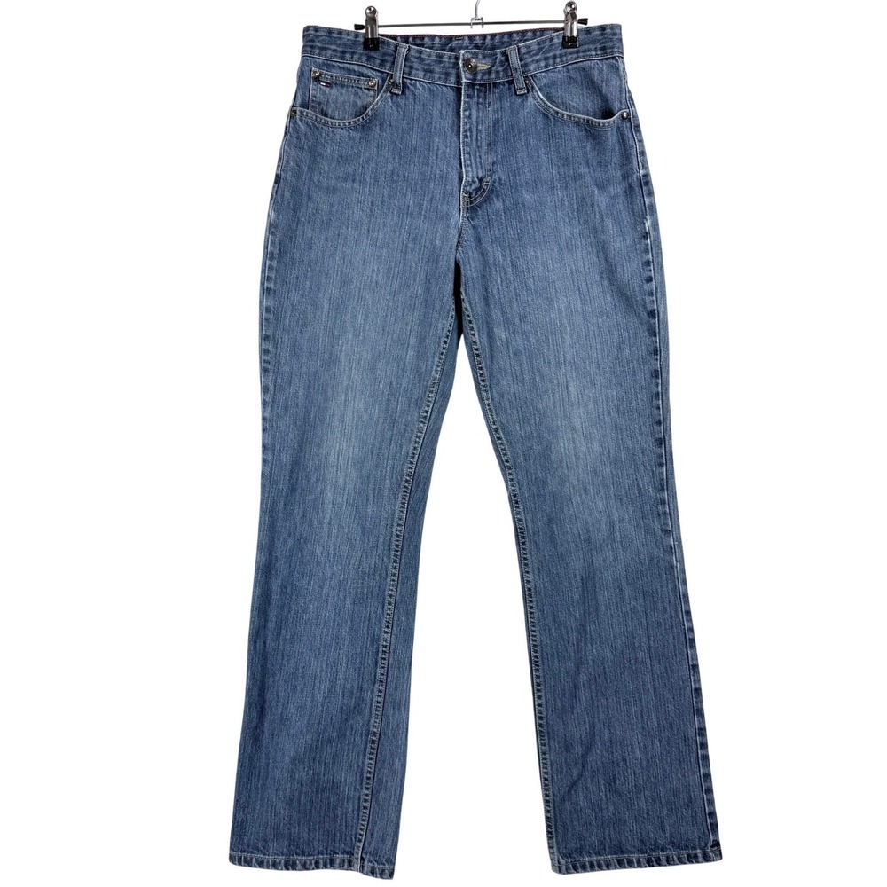 Tommy Hilfiger‎ Freedom Jean Mens 32x34 Blue Straight Leg Americana Preppy Y2K